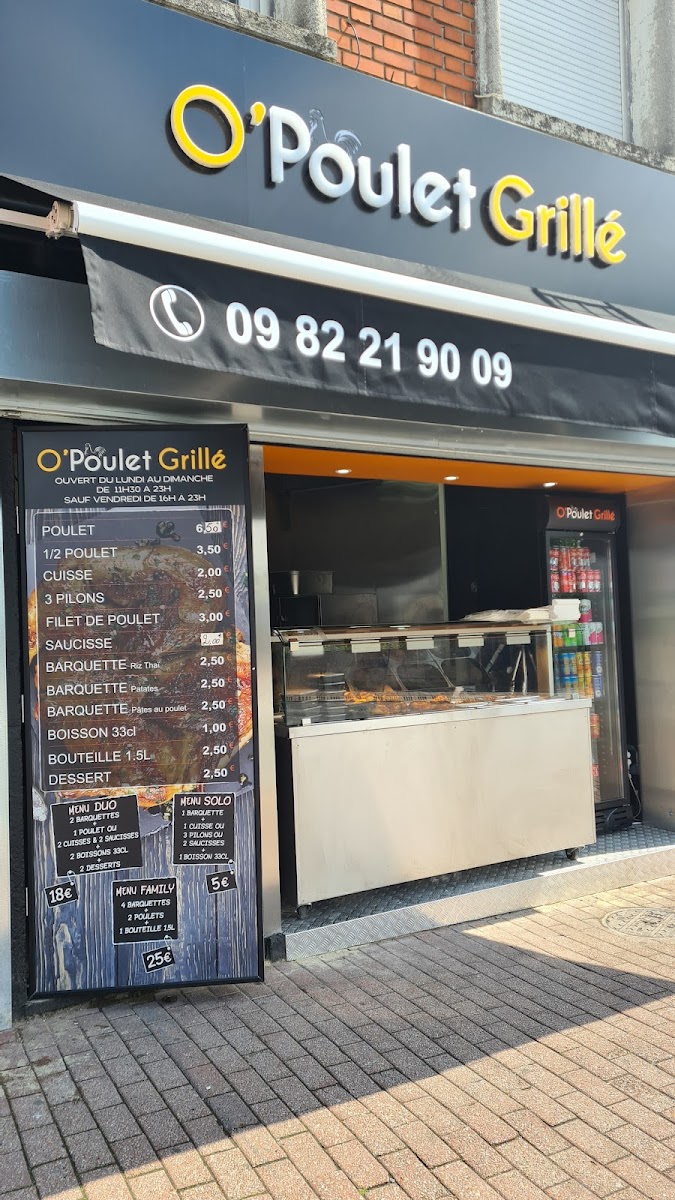 Menu O'poulet Grillé ~ Lille Fives-4